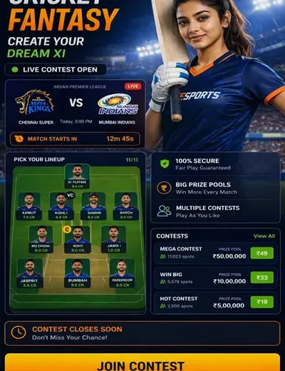 Deunoposte777 (deunoposte 777) fantasy cricket & matchday visual 3